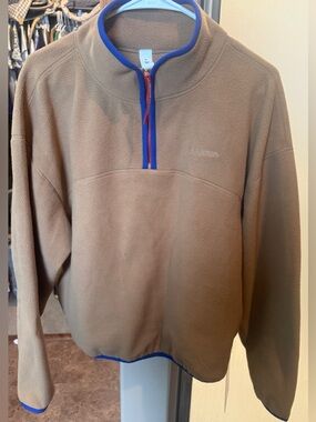 Lululemon tumbled fleece half zip